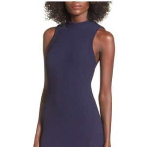 ASTR Mock Neck Body-Con Dress